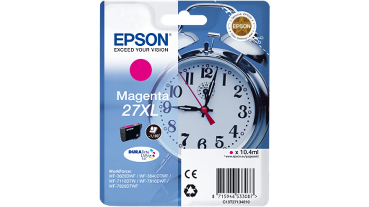 Epson 27XL Druckerpatrone für Epson Patrone Magenta 1 Stk./Pack Seitenertrag 2200