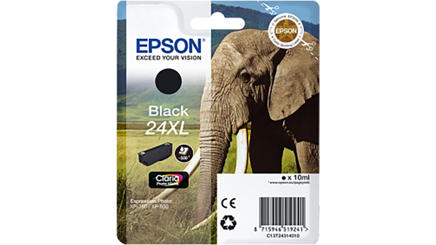 Epson 24XL Druckerpatrone für Epson Patrone Schwarz 1 Stk./Pack