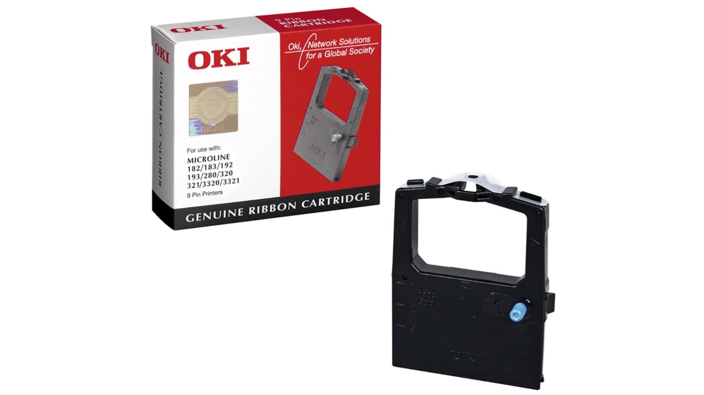 Ribbon per etichettatrici OKI, compatibile con vari modelli di etichettatrici