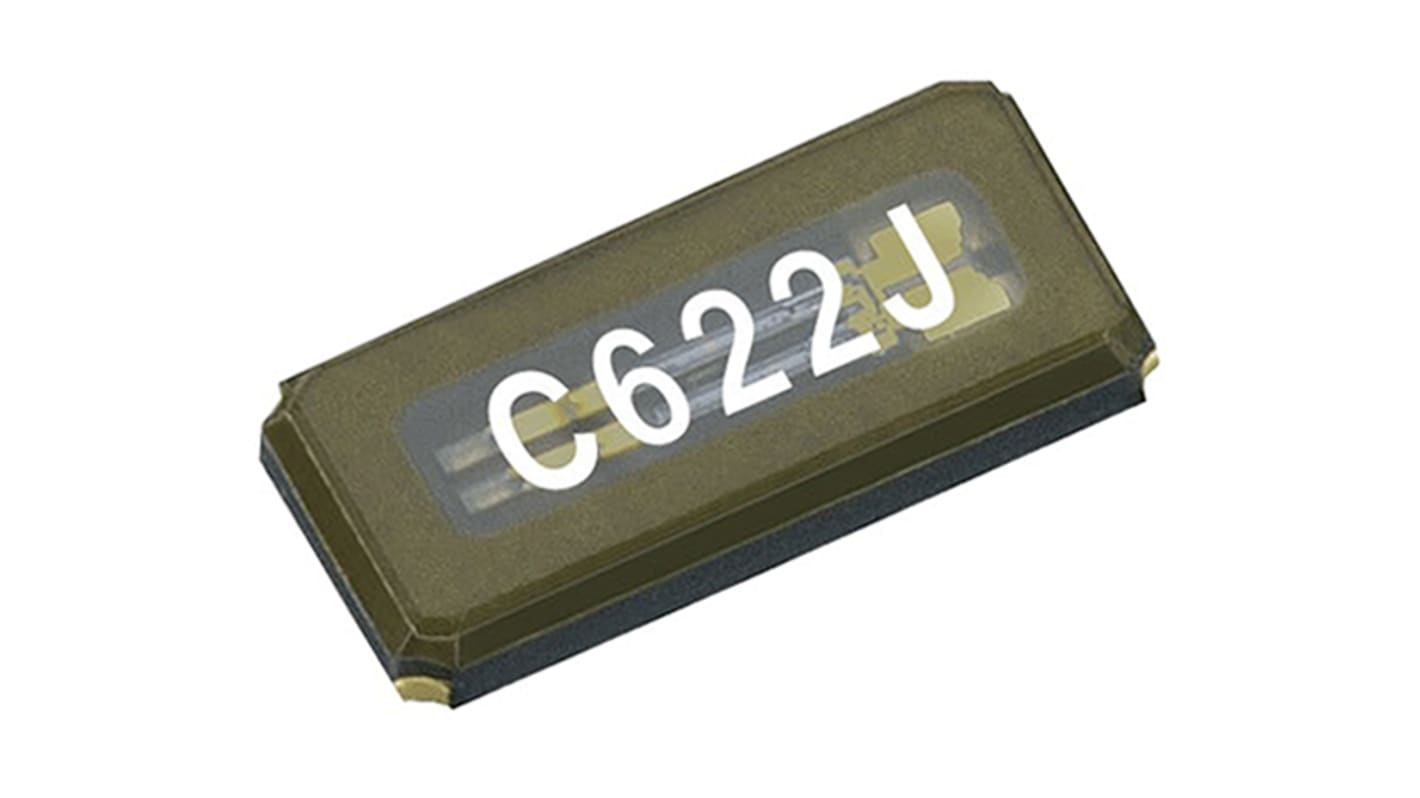EPSON 32.768kHz Quarzmodul, Oberflächenmontage, ±20ppm, 12.5pF, B. 1.5mm, H. 0.8mm, L. 3.2mm, FC-135R, 2-Pin