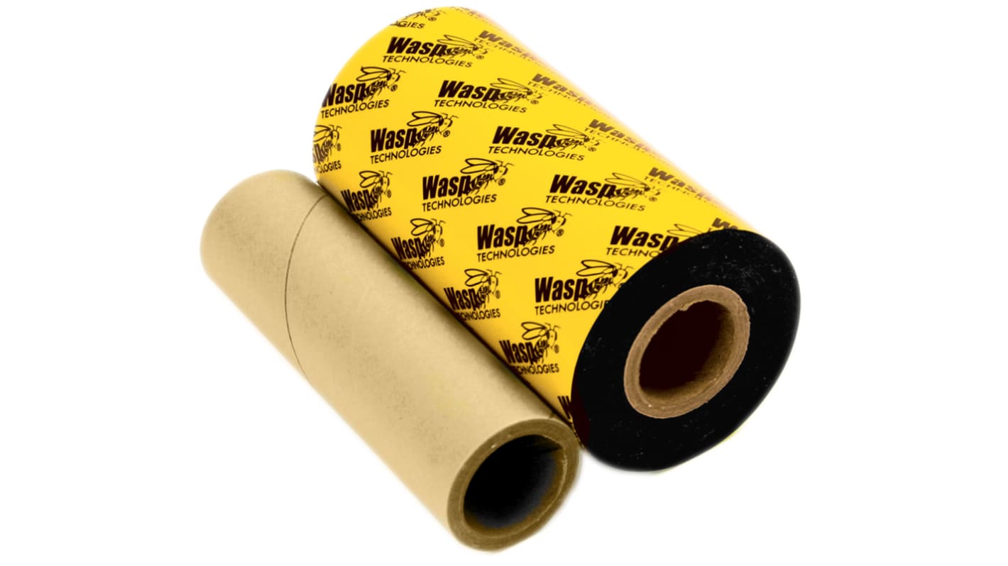 Ruban de résine WASP pour imprimantes d'étiquettes VPL305, WPL608, WPL610 et code-barres industriel