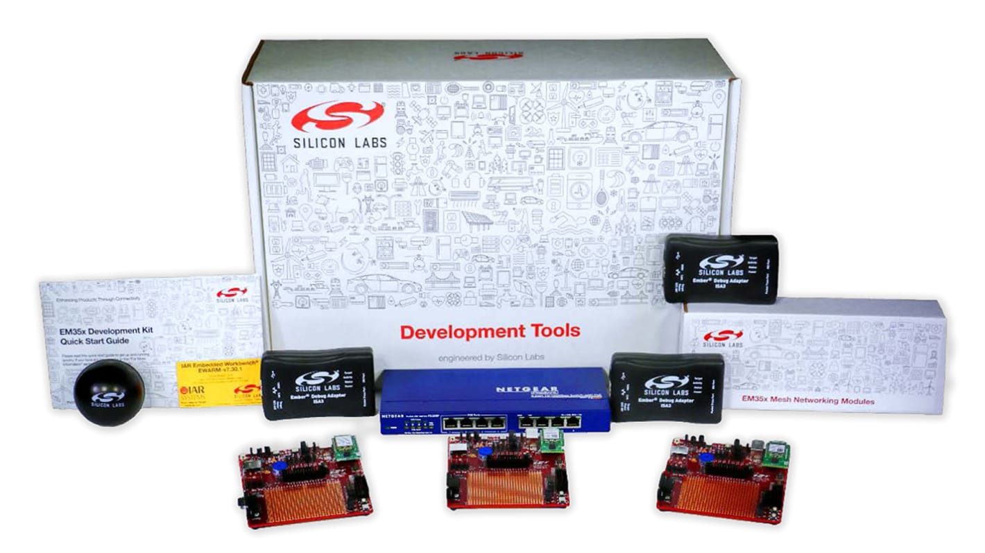 Kit de desarrollo Thread, ZigBee Silicon Labs EM35X-DEV, frecuencia 2.4GHz