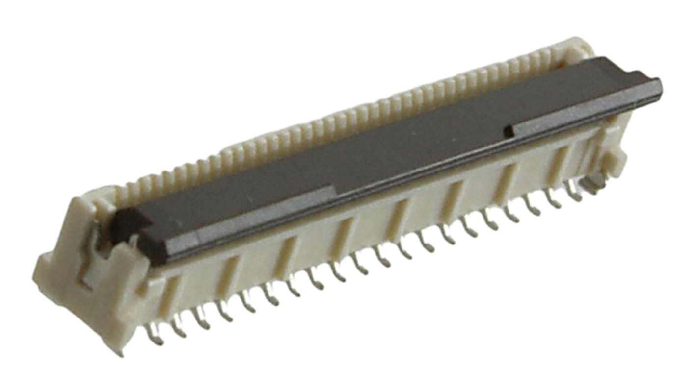 Molex 501951, SMD FPC-Steckverbinder, Buchse, 40-polig / 1-reihig, Raster 0.5mm Lötanschluss