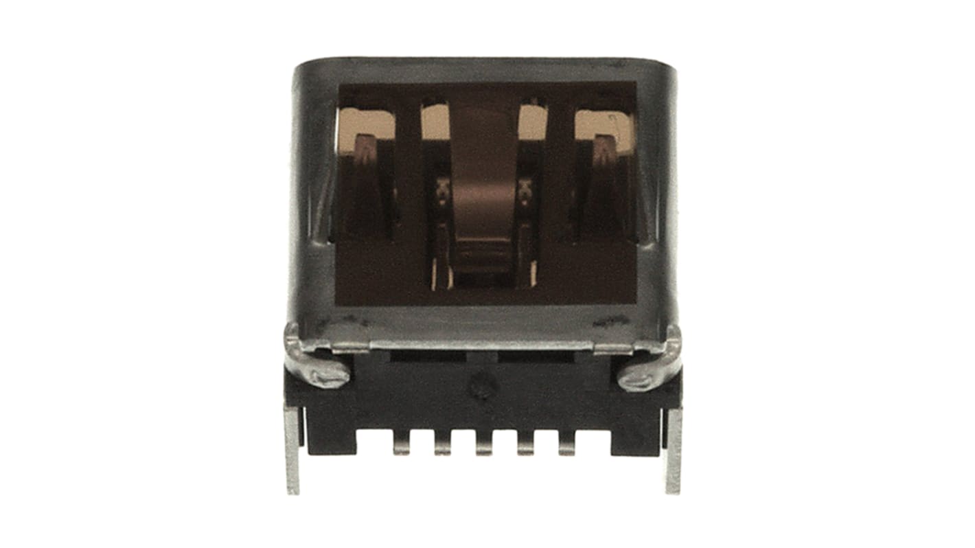 Conector USB Molex 51387-0578, Hembra, Ángulo de 90° , Montaje Superficial, Versión 2.0, 30,0 V., 1.0A, On-The-Go 51387