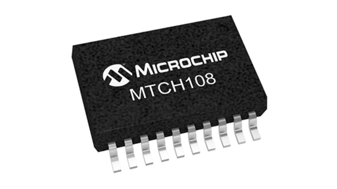 Microchip Touchscreen-Controller Einfacher E/A Kapazitiv SMD SSOP, 20-Pin