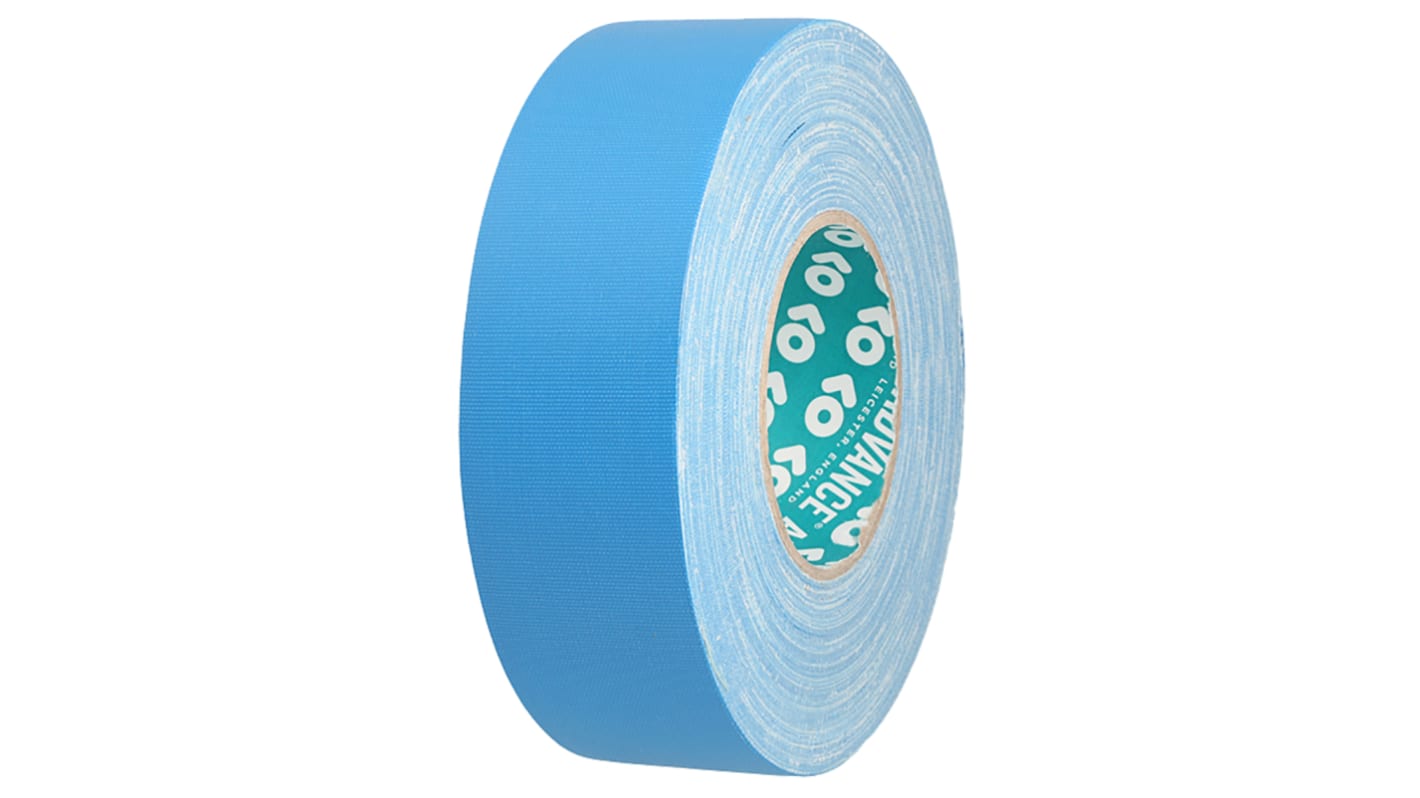 Advance Tapes szövet ragasztószalag, 50m x 19mm x 0.33mm, Kék AT160