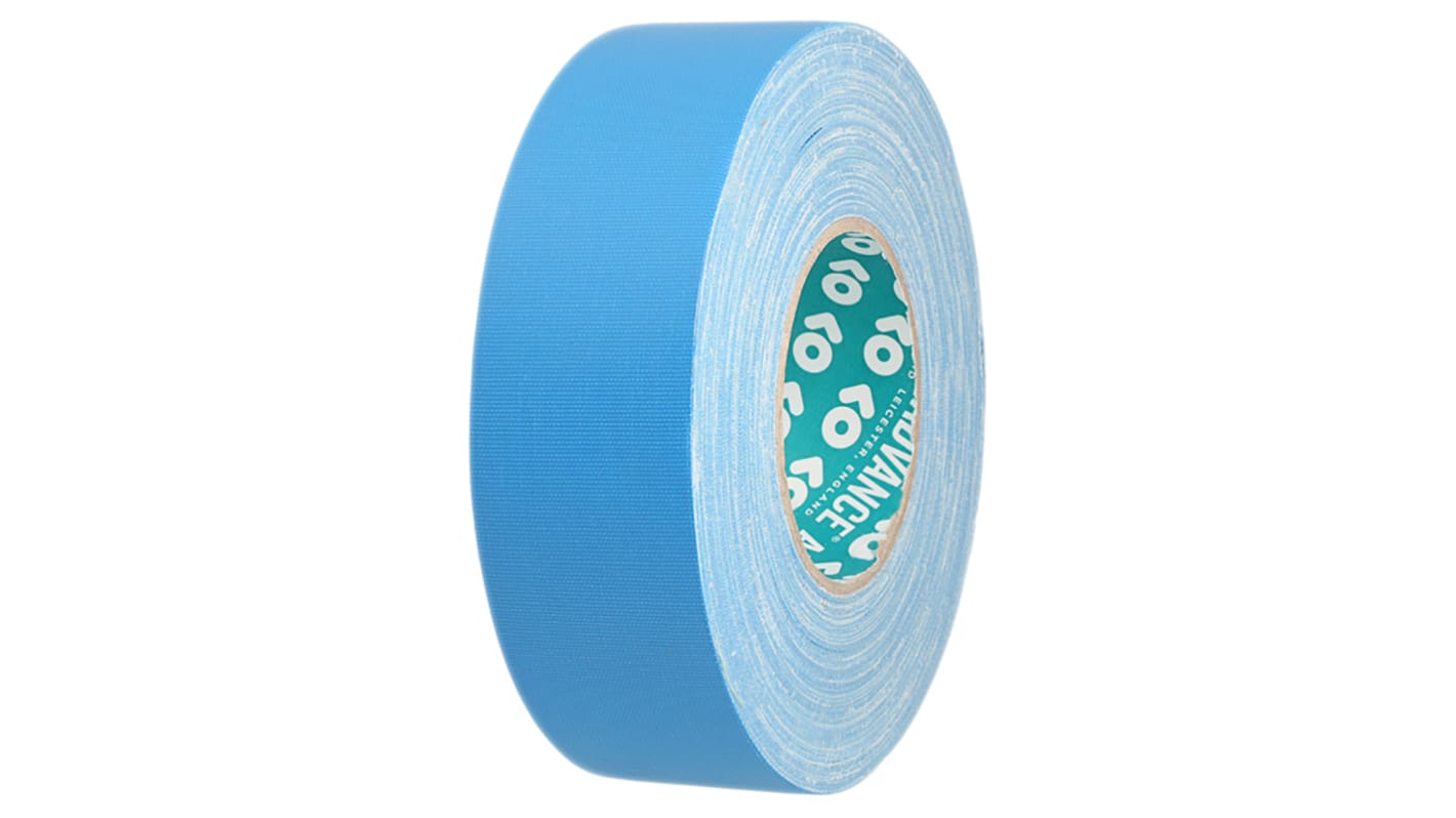 Advance Tapes, Lærredstape, 50m, Bredde: 50mm, Tykkelse: 0.33mm, Blå