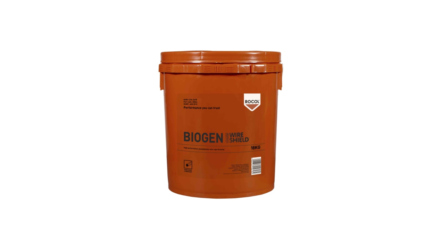 Rocol Lubricant Graphite 18 kg Biogen Wireshield®