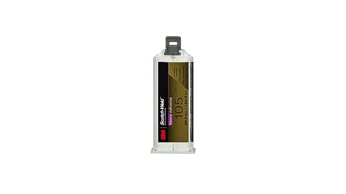 3M Scotch-Weld DP105 Clear 50 ml Acrylic Adhesive Cartridge