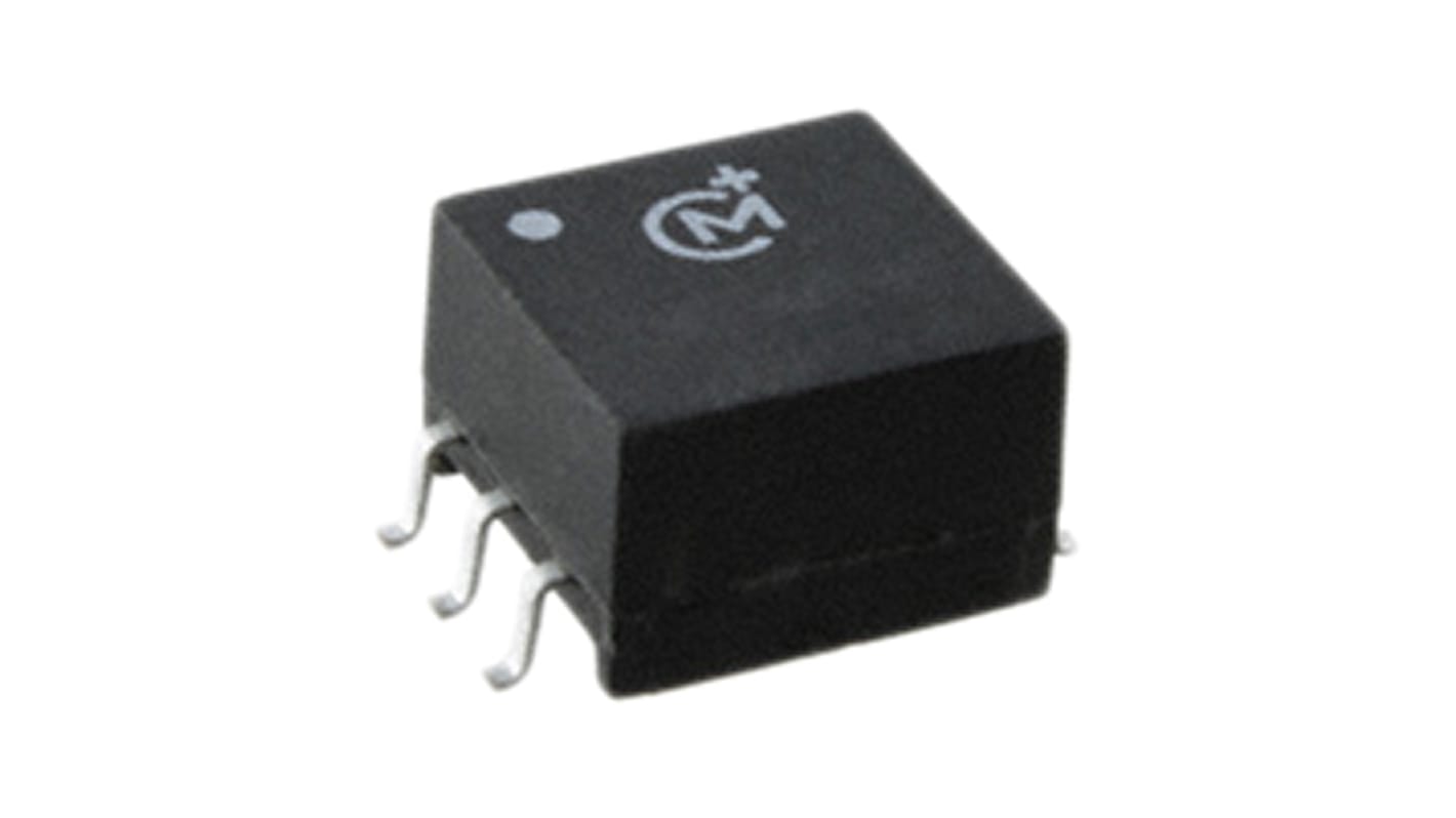 Murata Power Solutions Surface Mount Pulse Transformer 1:1:1 Turns Ratio, 10000μH Prim. Inductance, 1.8Ω Prim.