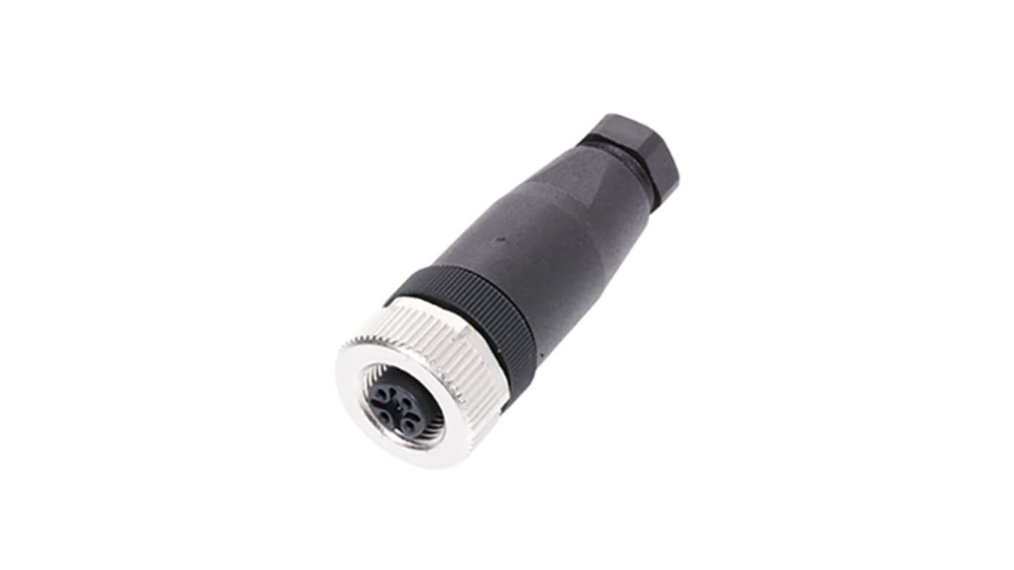 BALLUFF Circular Connector, 5 Contacts, Cable Mount, M12 Connector, Socket, Female, IP67