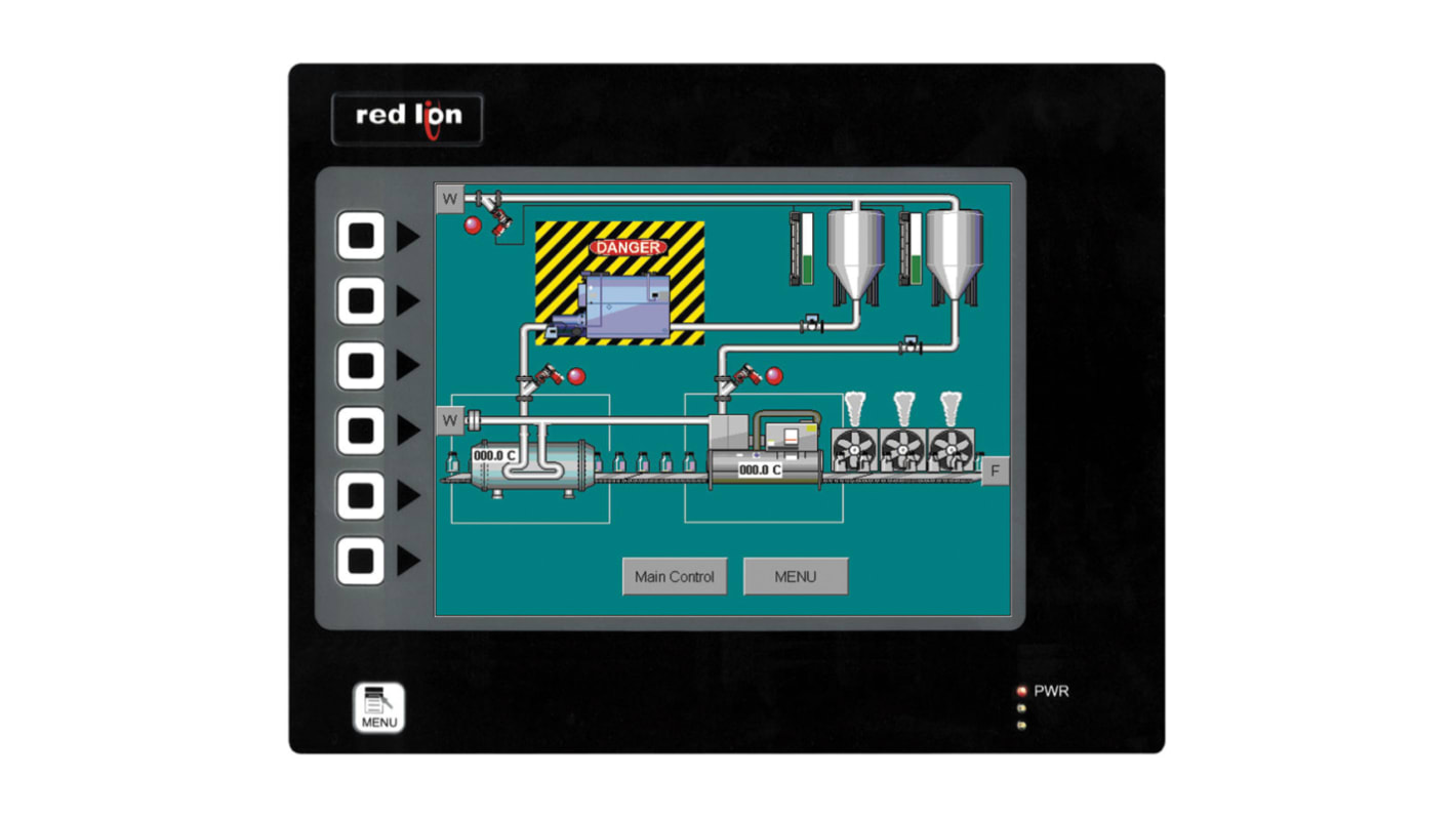 Red Lion G3 Series Touch Screen HMI - 8.4 in, TFT Display, 640 x 480pixels