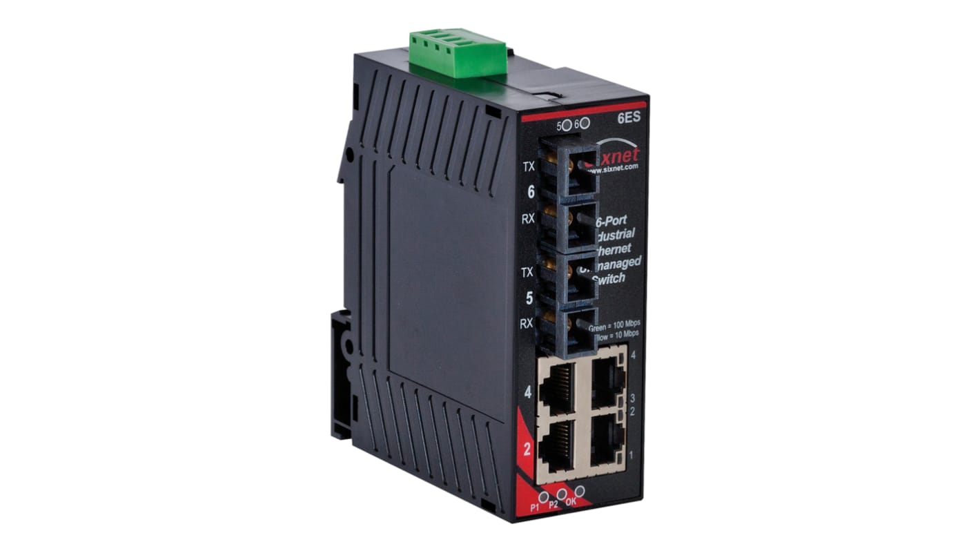 Switch Ethernet no gestionado Red Lion SL-6ES-4SC