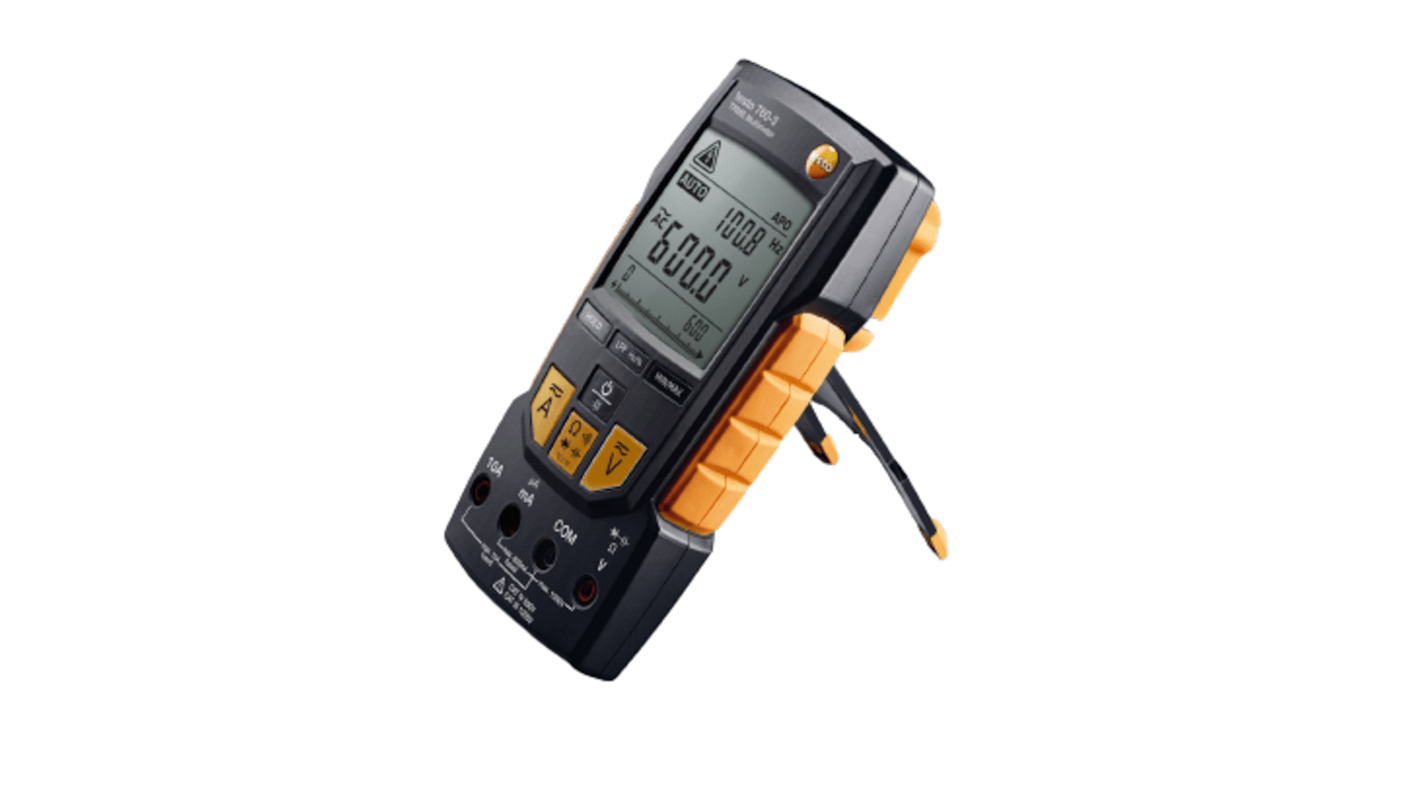 Testo 760-3 HandDigital Multimeter, CAT III, CAT IV 1000V ac / 10A ac, 60MΩ