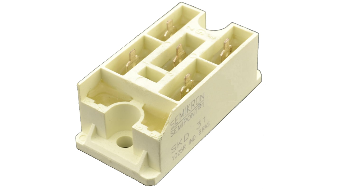 Semikron Bridge Rectifier Module, 800V, 3-phase, 7-Pin