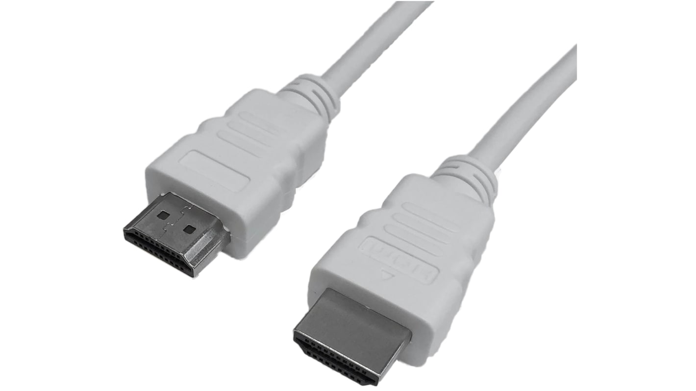 Cable HDMI a HDMI Cable Power de color Blanco