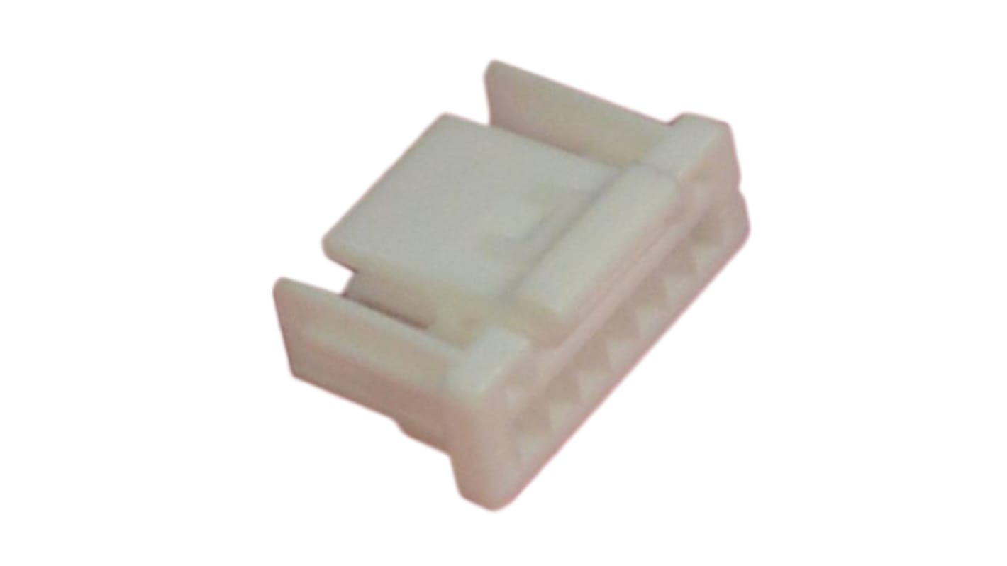 JST, NSH Female Connector Housing, 1mm Pitch, 7 Way, 1 Row