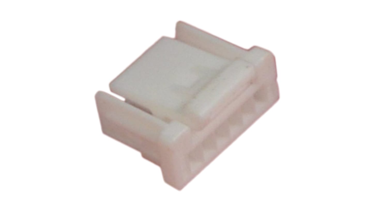 JST, NSH Female Connector Housing, 1mm Pitch, 6 Way, 1 Row