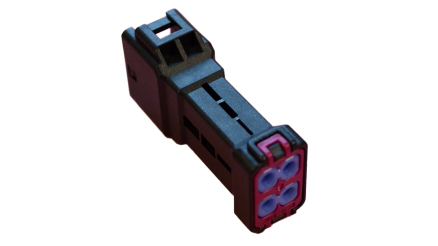 JST, JWPS Female Connector Housing, 4mm Pitch, 4 Way, 2 Row