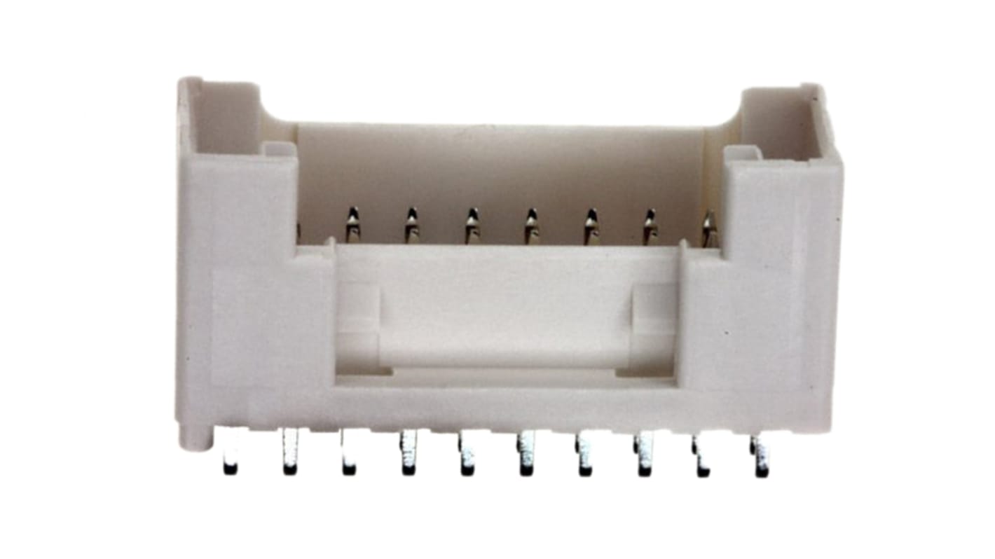 JST PUD Series Straight Through Hole PCB Header, 20 Contact(s), 2.0mm Pitch, 2 Row(s), Shrouded