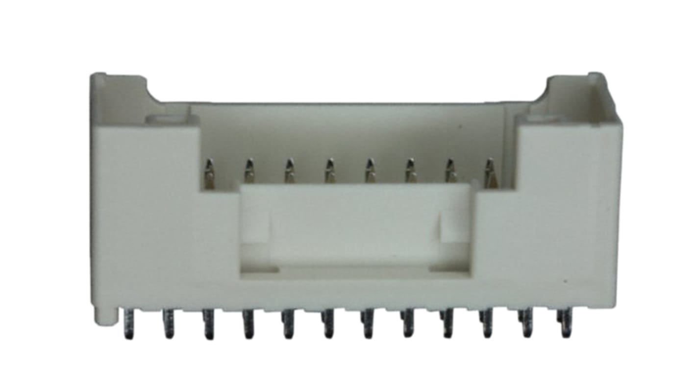 Conector macho para PCB JST serie PUD de 24 vías, 2 filas, paso 2.0mm, para soldar, Montaje en orificio pasante