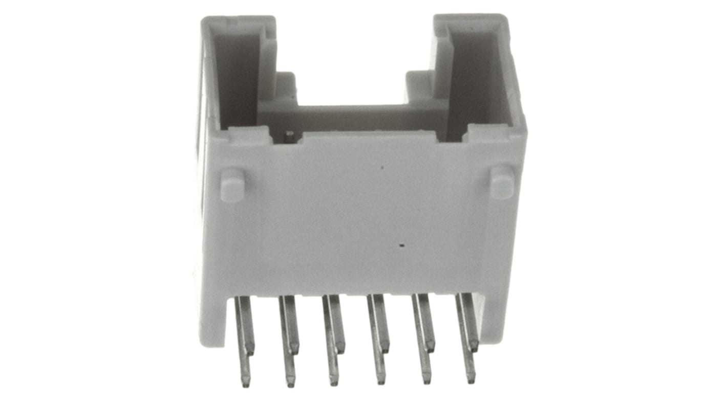 Conector macho para PCB Ángulo de 90° JST serie PUD de 12 vías, 2 filas, paso 2.0mm, para soldar, Montaje en orificio