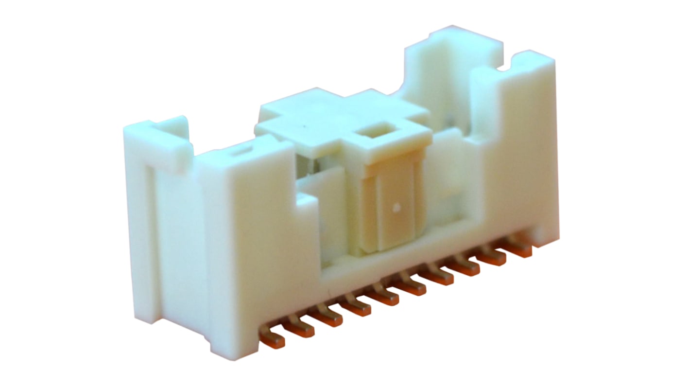 JST PUD Series Straight Surface Mount PCB Header, 20 Contact(s), 2.0mm Pitch, 2 Row(s), Shrouded