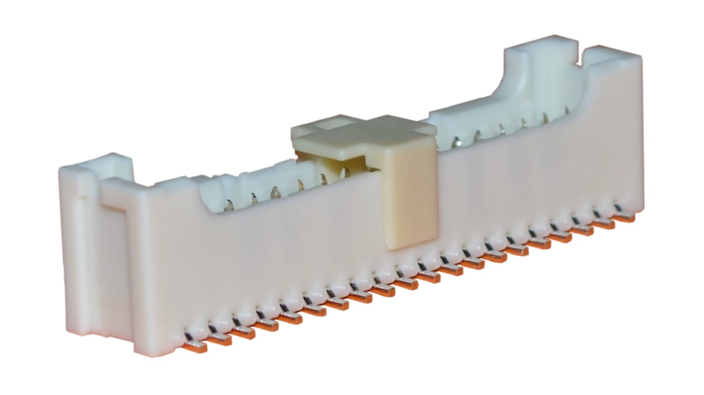 JST PUD Series Straight Surface Mount PCB Header, 40 Contact(s), 2.0mm Pitch, 2 Row(s), Shrouded