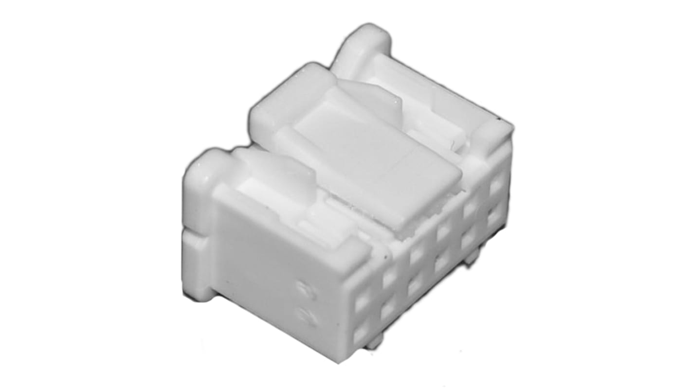 Carcasa de conector JST PUDP-08V-S, Serie PUD, paso: 2mm, 8 contactos, 2 filas, Recto, Hembra, Montaje en PCB