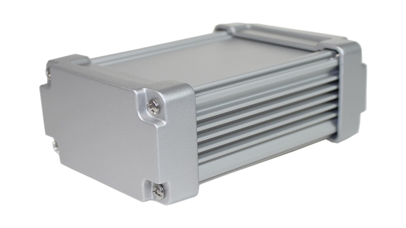 Caja para disipador de calor Takachi Electric Industrial de Aluminio Plateado, 275 x 156.3 x 81.3mm, IP67