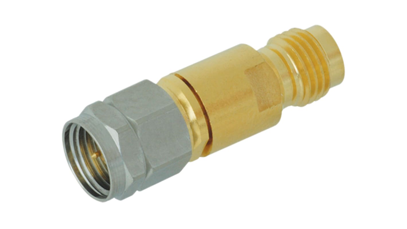 HF Adapter, SMV - SMV, 50Ω, Stecker - Jack, Gerade, 65GHz