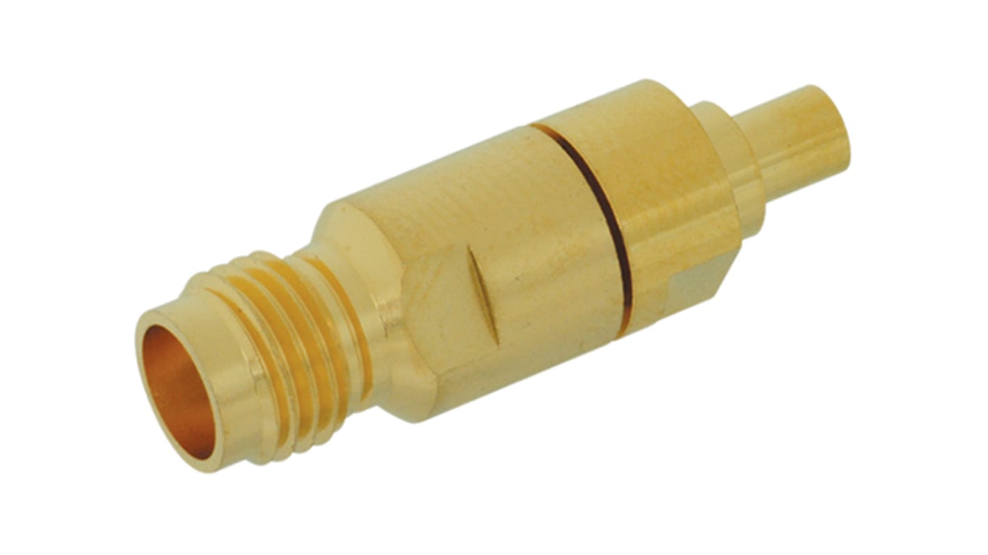 Koaxiális adapter Egyenes, 50Ω, Female → Férfi, 65GHz