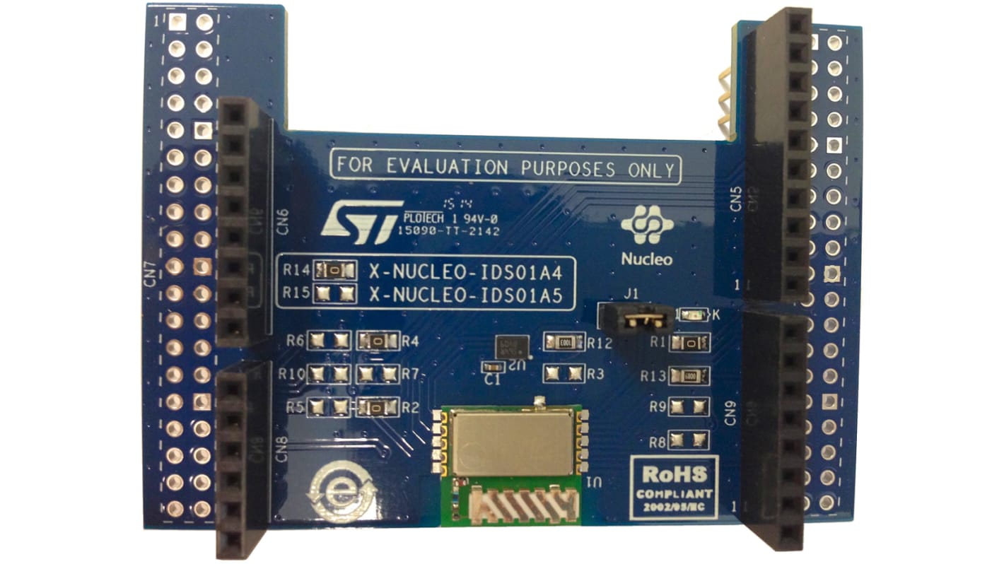 Placa de evaluación Transceptor RF STMicroelectronics X-NUCLEO-IDS01A5, frecuencia 915MHZ