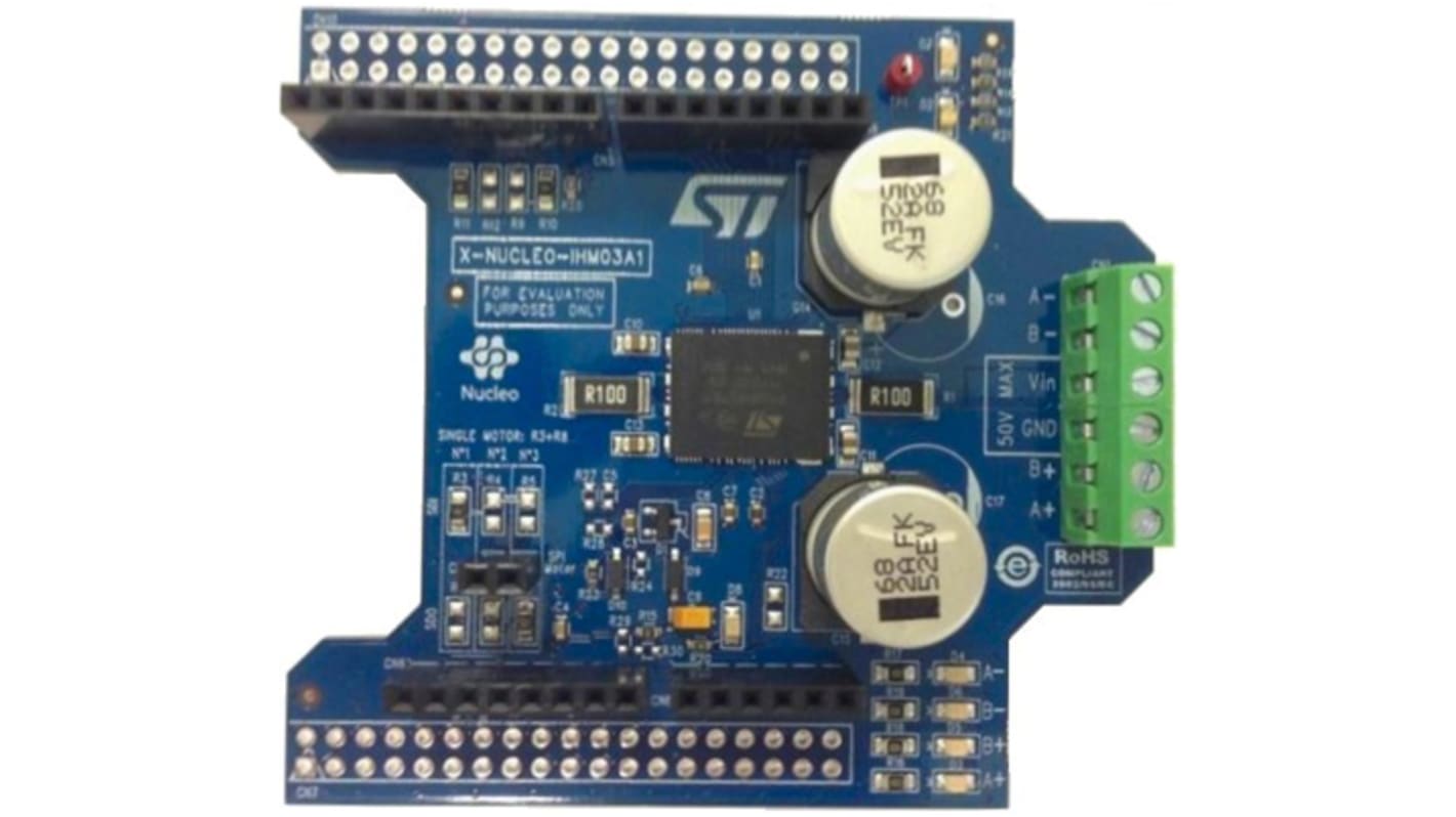 Płytka ewaluacyjna STMicroelectronics Sterownik silnika krokowego Płytka ewaluacyjna Płytki Nucleo STM32