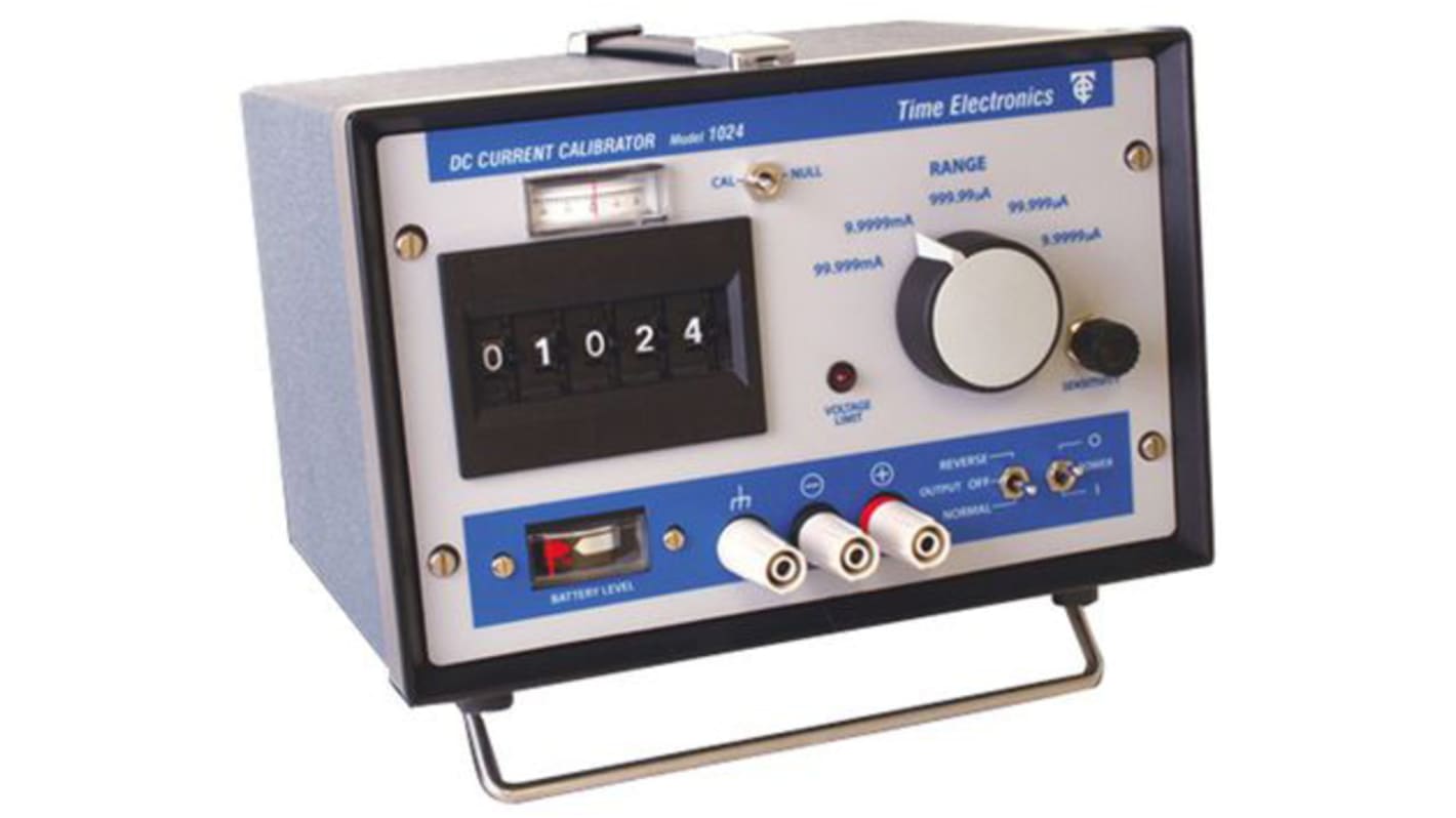 Calibrateur de courant et de tension Time Electronics 1 024, 100mA, Etalonné RS