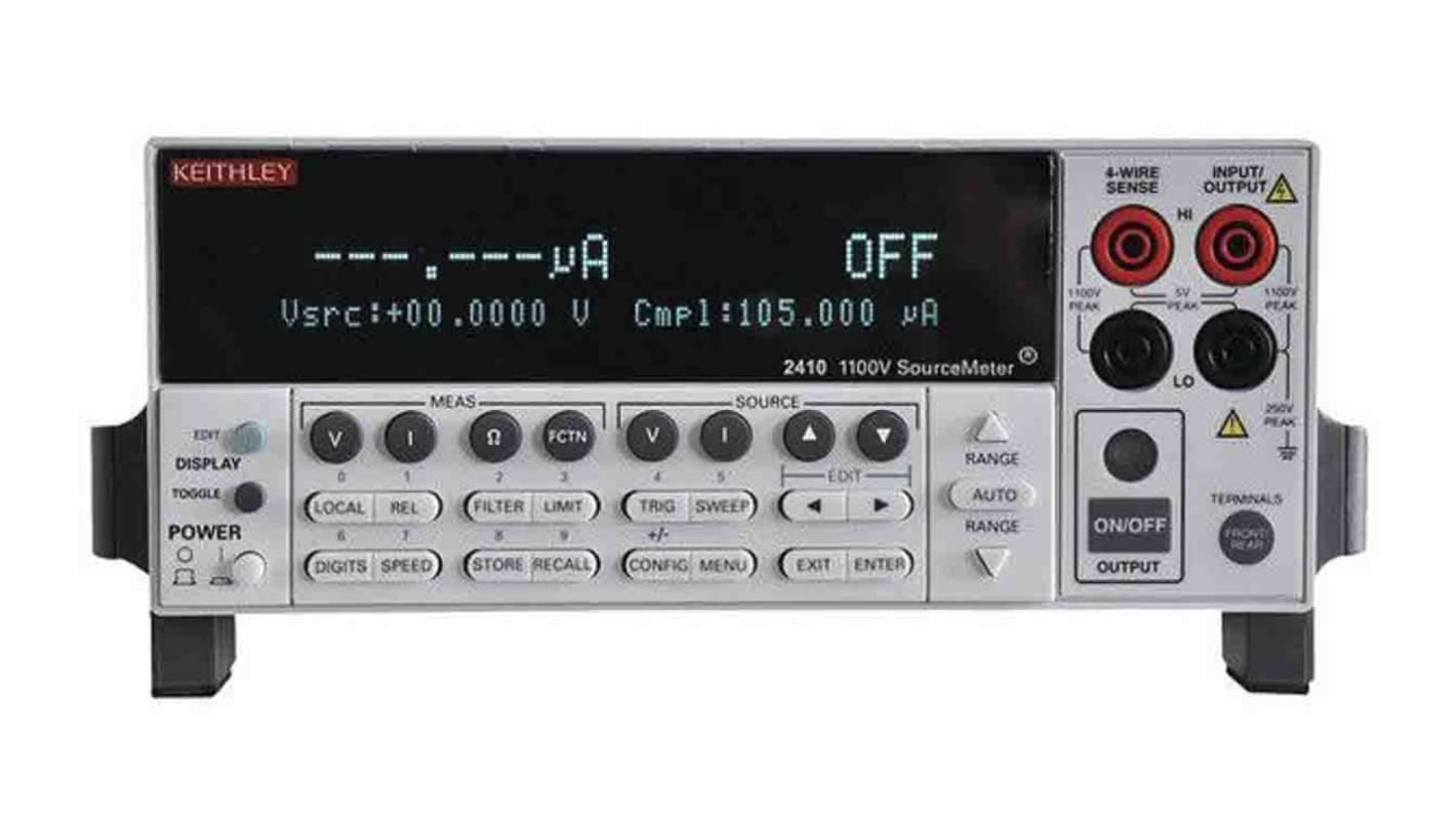 Keithley 2400 Sourcemeter 20 W, ±200 mV → ±1000 V / ±1 μA → ±1 A, 200 mΩ → 200 MΩ,