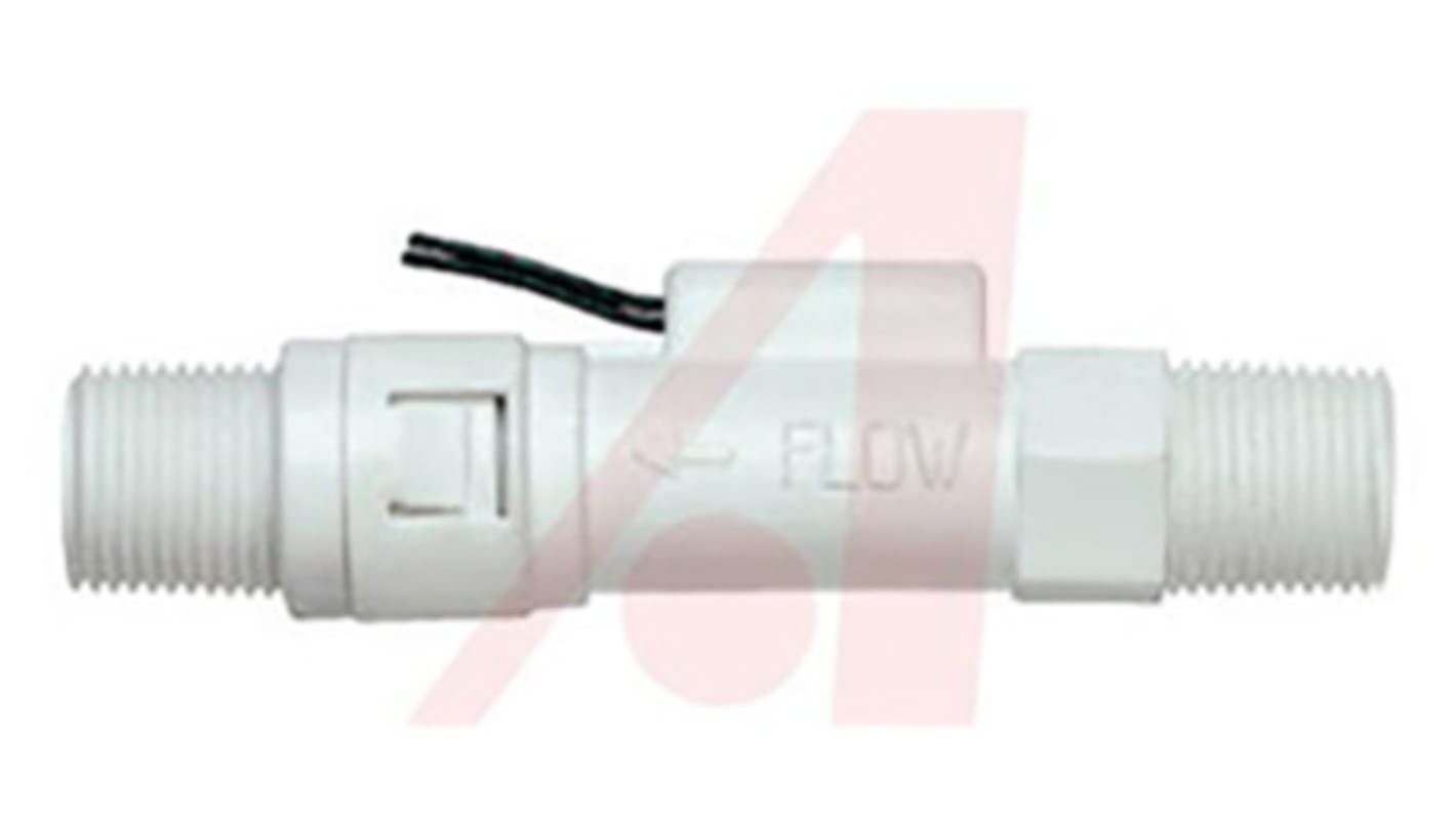 Interruptor de flujo Gems Sensors FS-380P para Líquido → 0,08 gal/min., 8.6bar, Ø tubería 3/8 pulg.