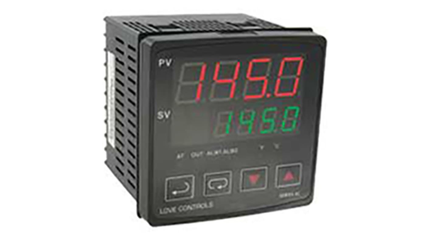 Controlador de temperatura PID DWYER INSTRUMENTS serie 4C, 96 x 96mm, 100 → 240 V ac, 1 entrada RTD, termopar, 1