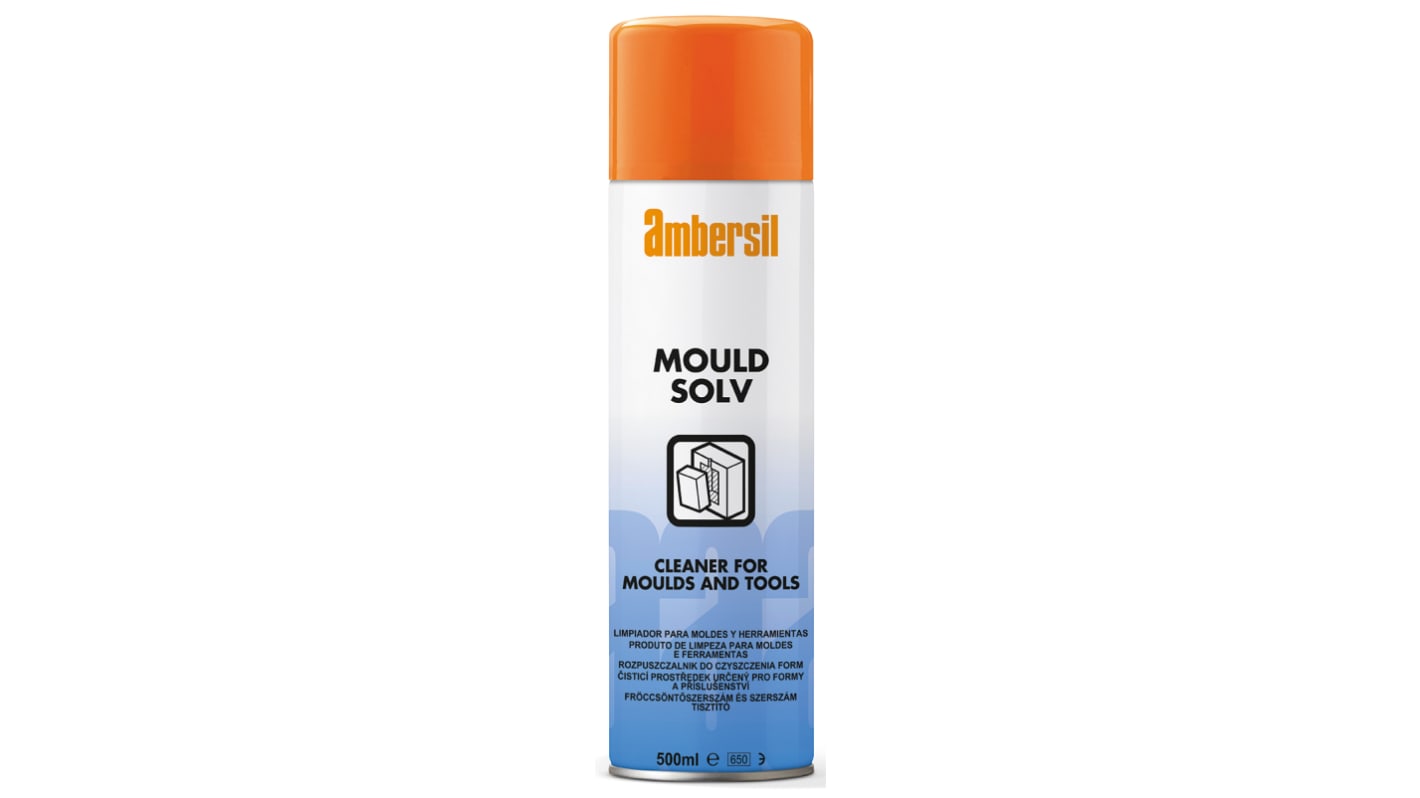 Desengrasante disolvente Ambersil Mould Solv, Aerosol de 500 ml, Con Base de Disolvente, para Recubrimiento