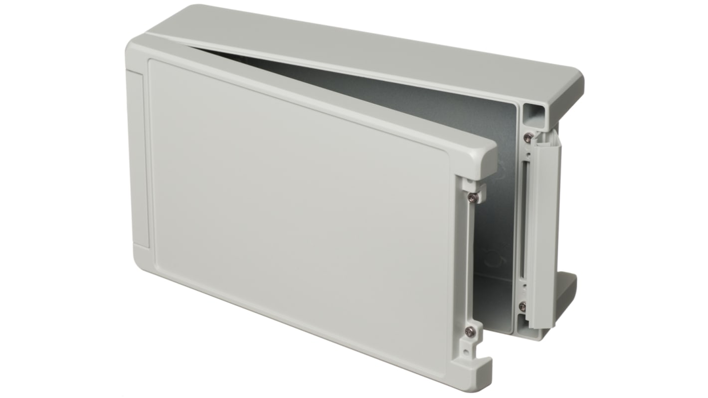 Caja Bopla de Aluminio Gris claro, 299 x 173 x 90mm, IP66, IP68, IP69