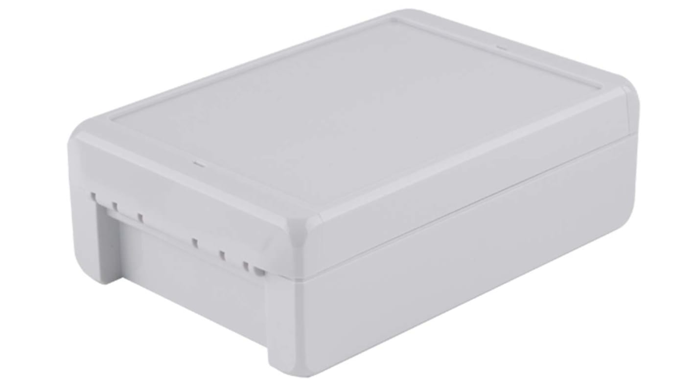 Bopla Bocube Series Light Grey ABS Enclosure, IP66, IP68, Light Grey Lid, 191 x 125 x 60mm