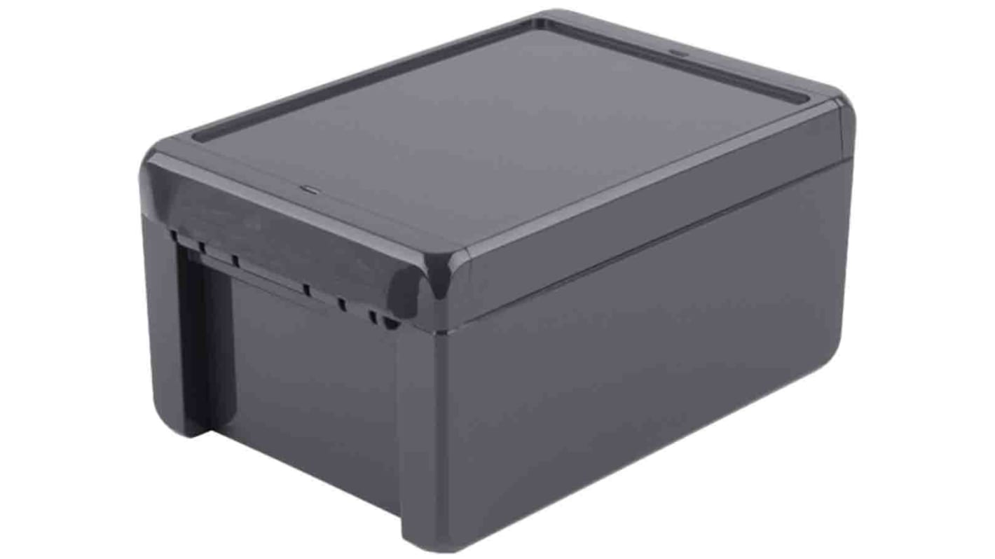 Bopla Bocube Series Graphite Grey Polycarbonate V0 Enclosure, IP66, IP68, IK07, Graphite Grey Lid, 191 x 125 x 90mm