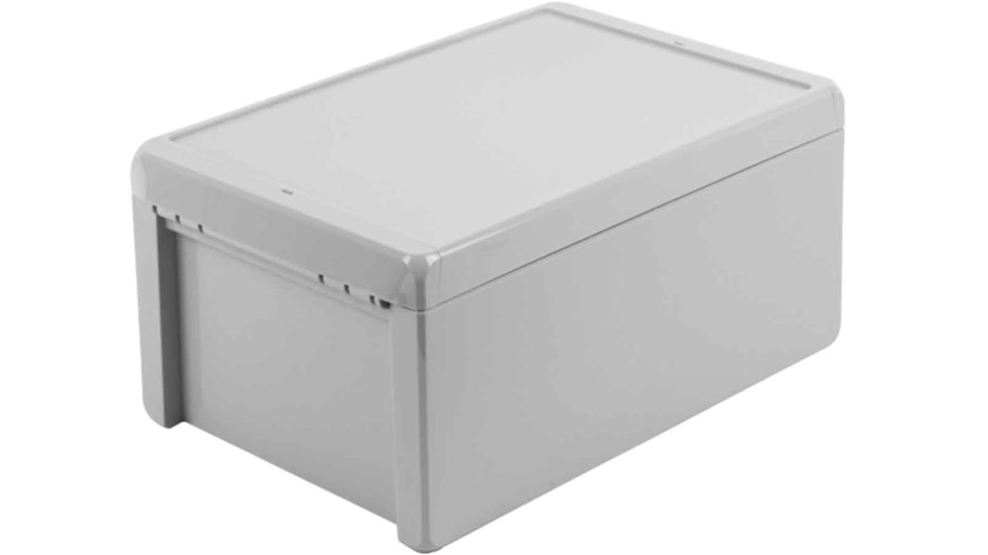 Bopla Bocube Series Light Grey Polycarbonate V0 Enclosure, IP66, IP68, IK07, Light Grey Lid, 271 x 170 x 120mm