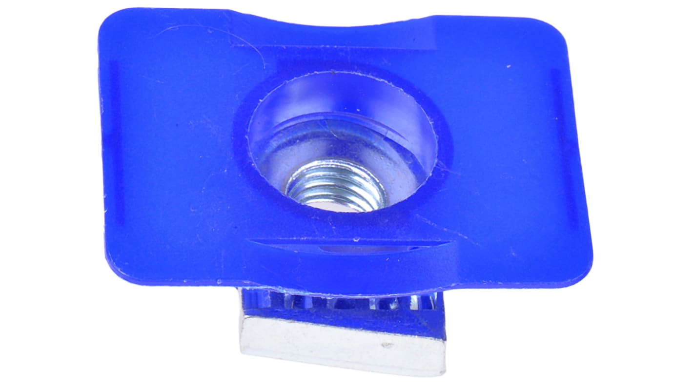 15805Q Unistrut Channel Nut, M12 x 41mm, Nut Base Dimensions 45 x 34mm, Zinc Plated Steel, 0
