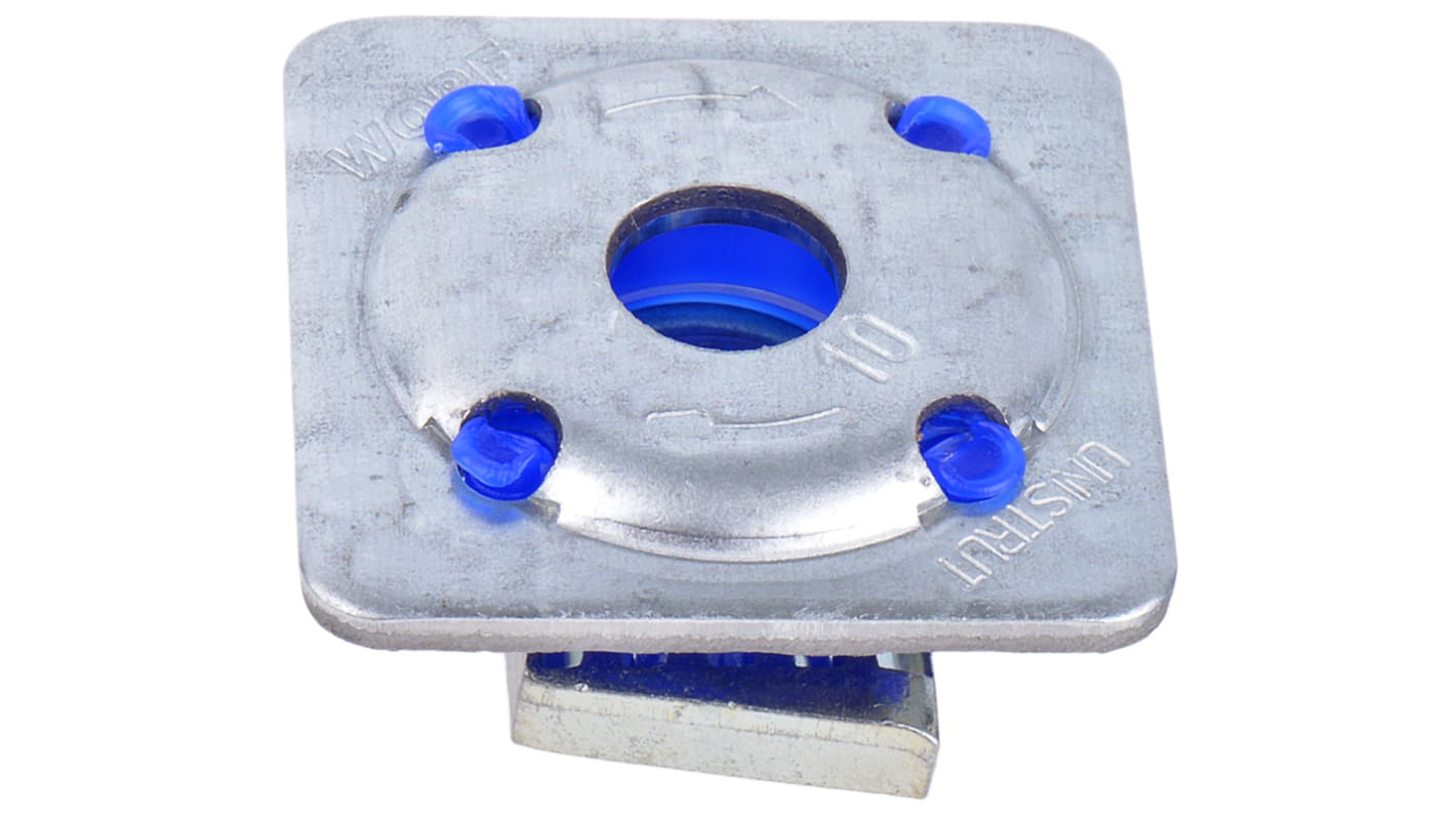 15806X Unistrut Channel Nut, M8 x 41mm, Nut Base Dimensions 40 x 40mm