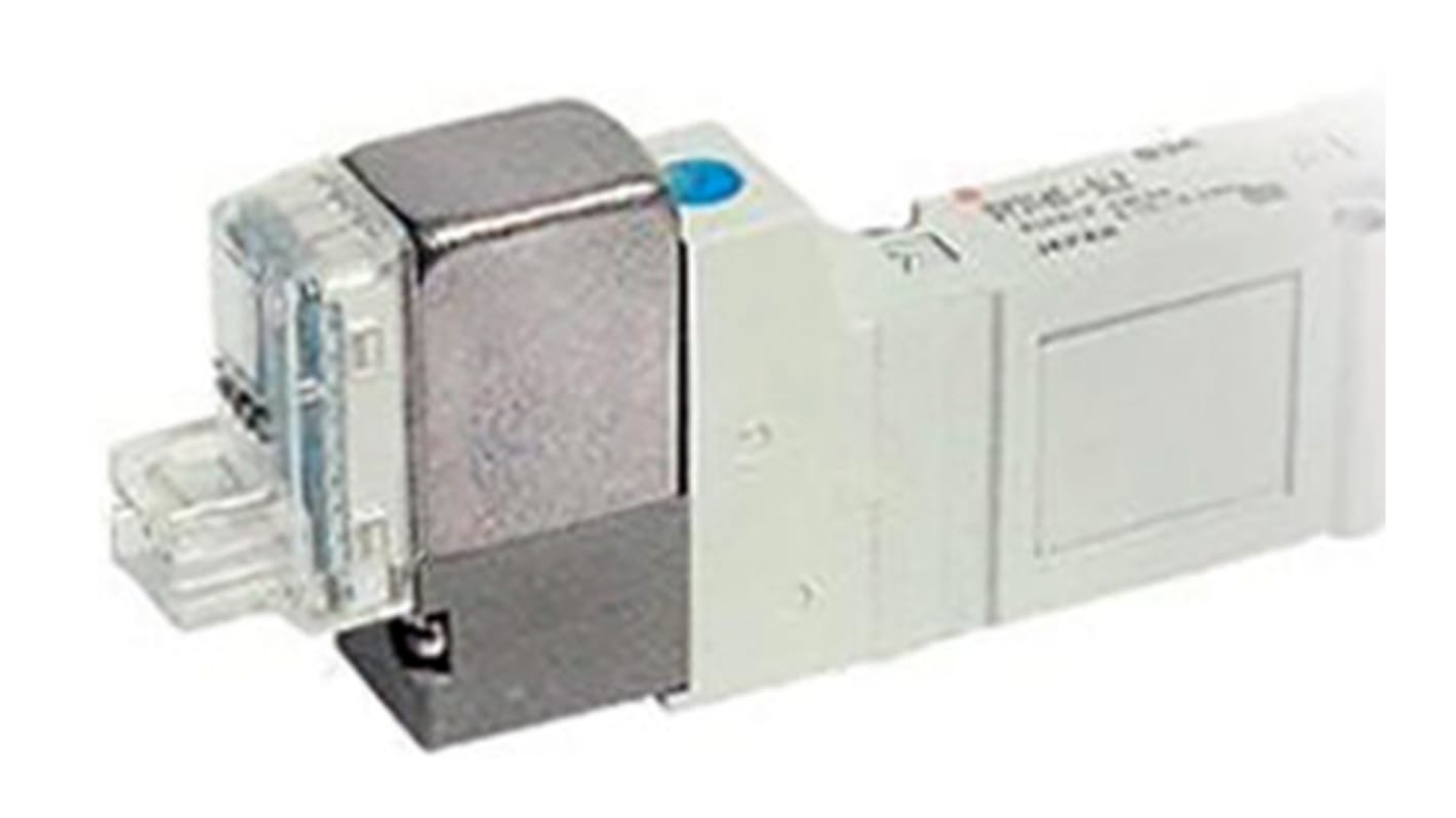 Elettrovalvole per pneumatica SMC, funzione 5/2, azionamento Solenoide/Solenoide, 24V cc