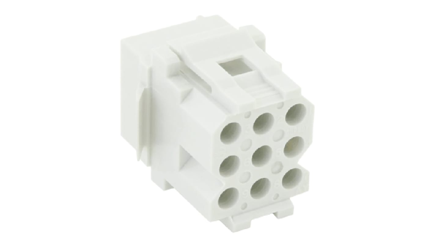Souriau Sunbank by Eaton, SMS Female Connector Housing, 9 Way, 3 Row