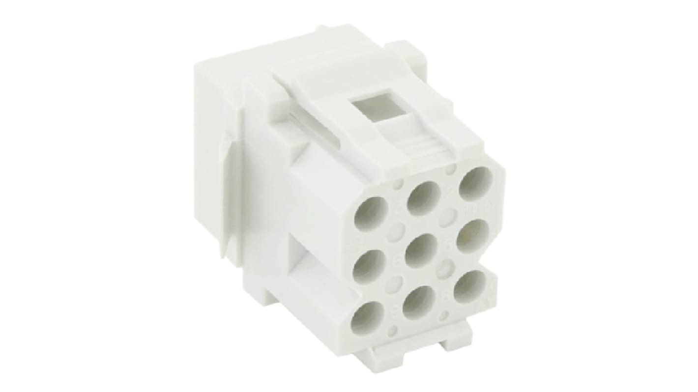 Souriau, SMS Female Connector Housing, 9 Way, 3 Row