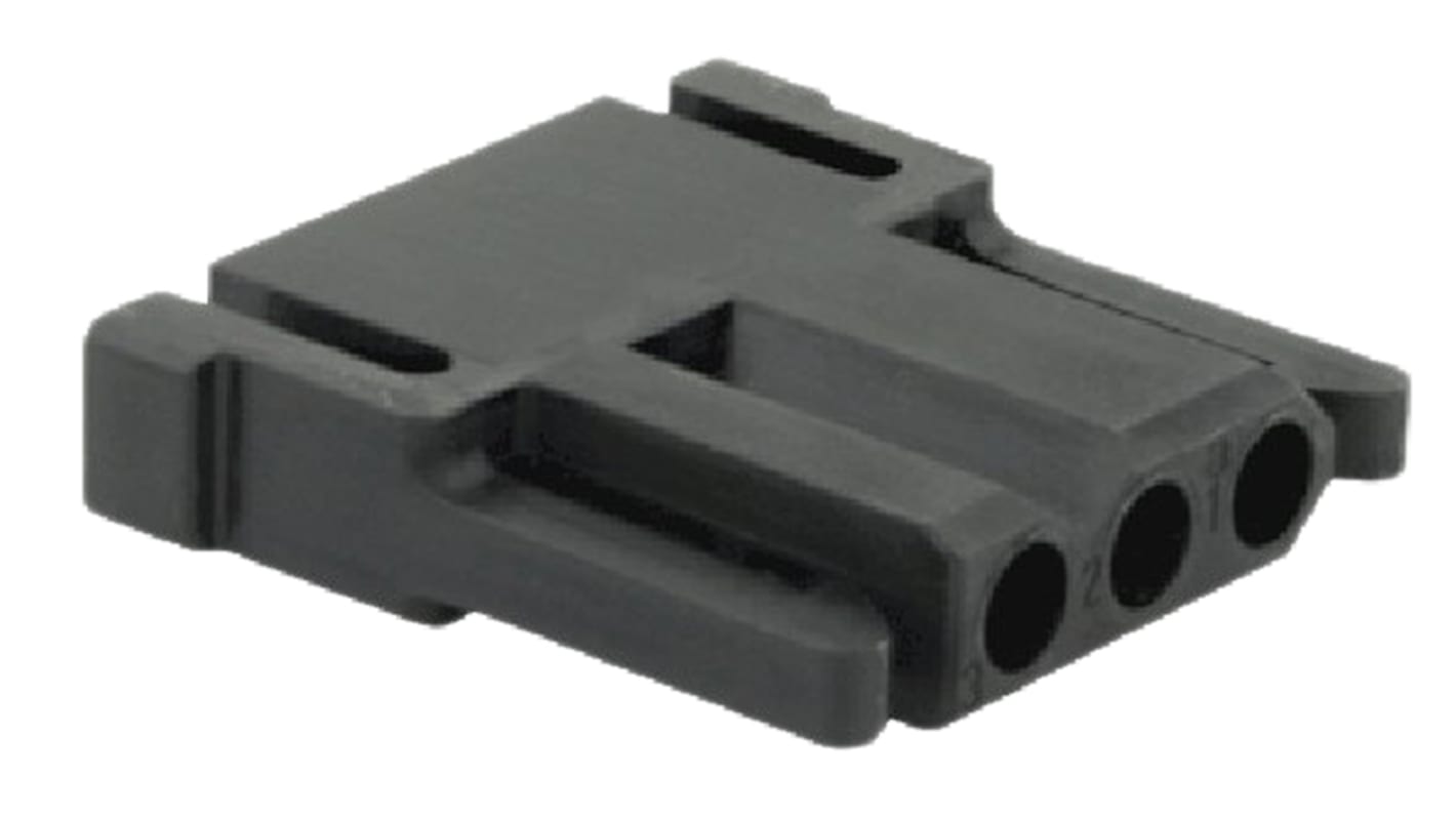 Souriau, SMS Male Connector Housing, 5.8mm Pitch, 3 Way, 1 Row