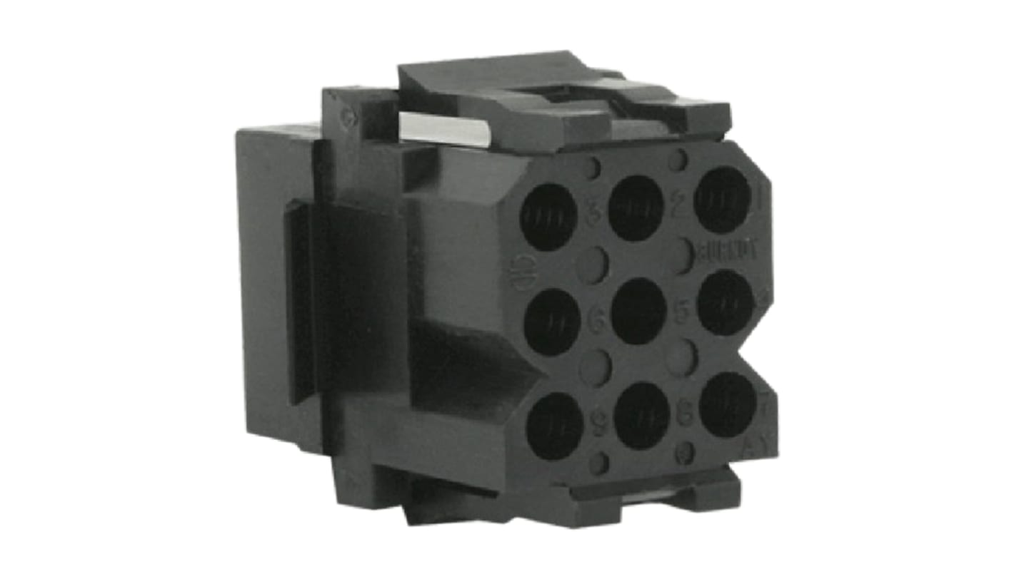 Souriau, SMS Female Connector Housing, 9 Way, 3 Row